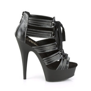 Platform Lace Up High Heel Shoes